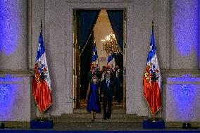 Heads of State and Government attending the transfer of command